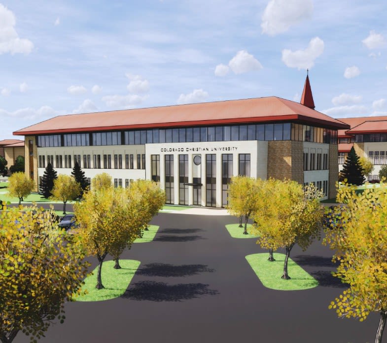 Rendering of new Science Center building.